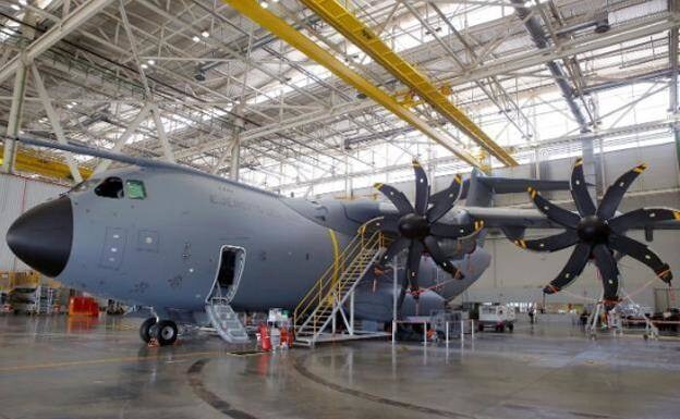 The A400M assembly plant in Seville 