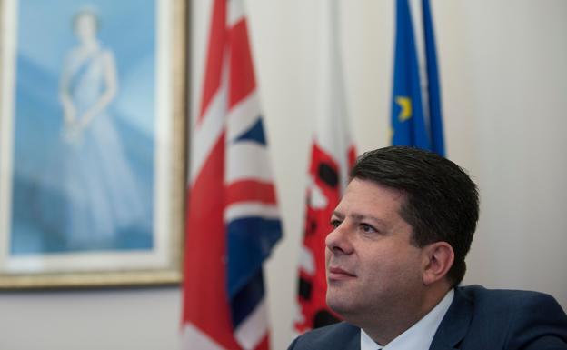Fabian Picardo in an archive image. /AFP