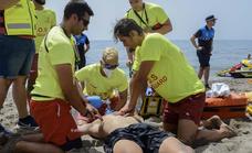 Torremolinos emergency services participate in coordinated drill to ensure safety on beaches during the high season