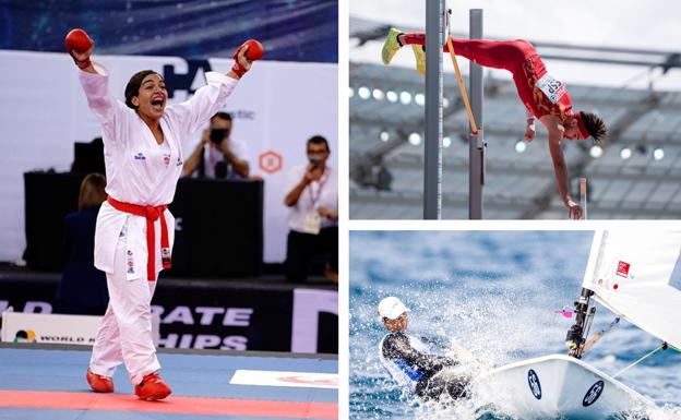 María Torres, Isidro Leyva and Ana Moncada will debut at the Mediterranean Games. /EFE / sPORTMEDIA / RFEV