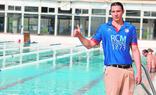 Ukrainian swimmer Nikita Terentiev at the RealClub Mediterráneo facilities./SALVADOR SALAS