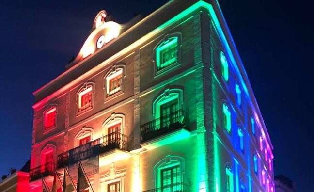 Almuñécar town hall will be llit up in the rainbow flag colours/SUR
