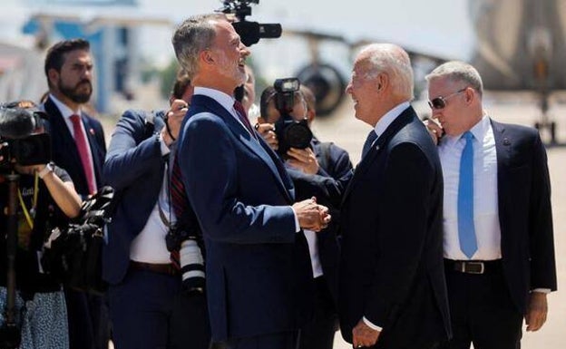 World leaders arrive in Madrid for Nato summit, but all eyes are on US President Biden
