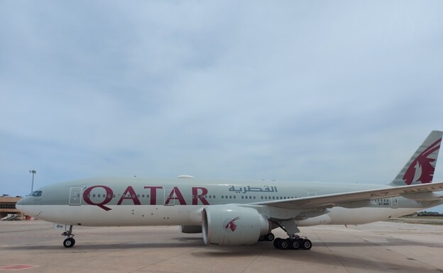 The first flight that arrived in Malaga from Doha./SUR
