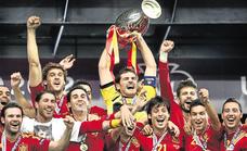1 July 2012: Spain win Euro 2012, their third title in a row