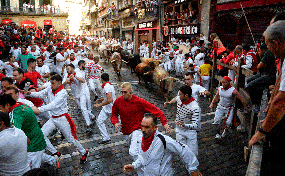 Pamplona's bull-running festival returns after two-year Covid hiatus