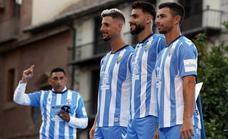 Malaga CF reveal their new football strip for the upcoming season