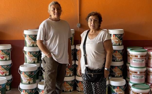 Painting the town white: the women restoring their village after the calima left it stained orange