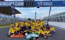 Racing car built by university students in Malaga triumphs at Assen circuit