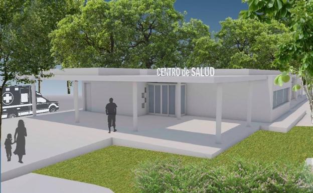 Computerised image of the proposed new health centre in Las Chapas./SUR