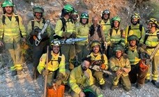 Forest firefighters praise retired local runner who ignored instructions and helped them fight the Alhaurín el Grande blaze