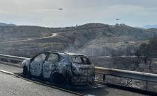 Infoca declares forest fire in Mijas 'controlled' after burning car sparks blaze