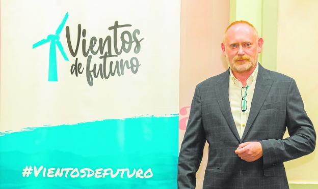 Carlos Martí during a recent presentation of the Vientos de futuro platform. / SUR