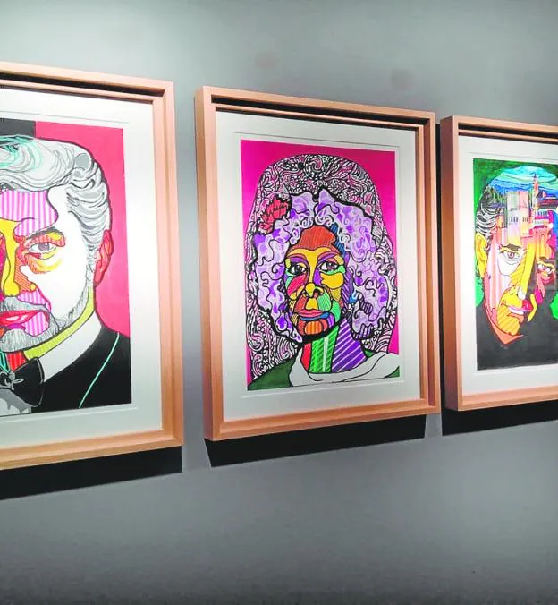 Exhibition of lockdown pop art and cubism