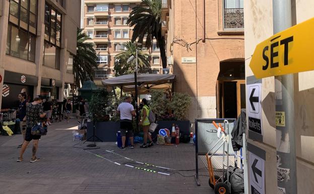 There was quite a bit of Kaos in Malaga city centre at the weekend