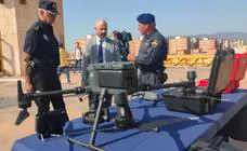 High police presence at Malaga Fair, with a drone to give a bird's eye view and controls to prevent needle spiking
