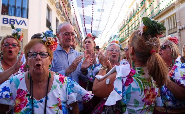 Francisco de la Torre, mayor of Malaga, pictured during the city's recent Feria. /sALVADOR SALAS