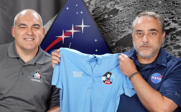 This is the Andalusian Virgin of the Moon who helps to protect Nasa space missions