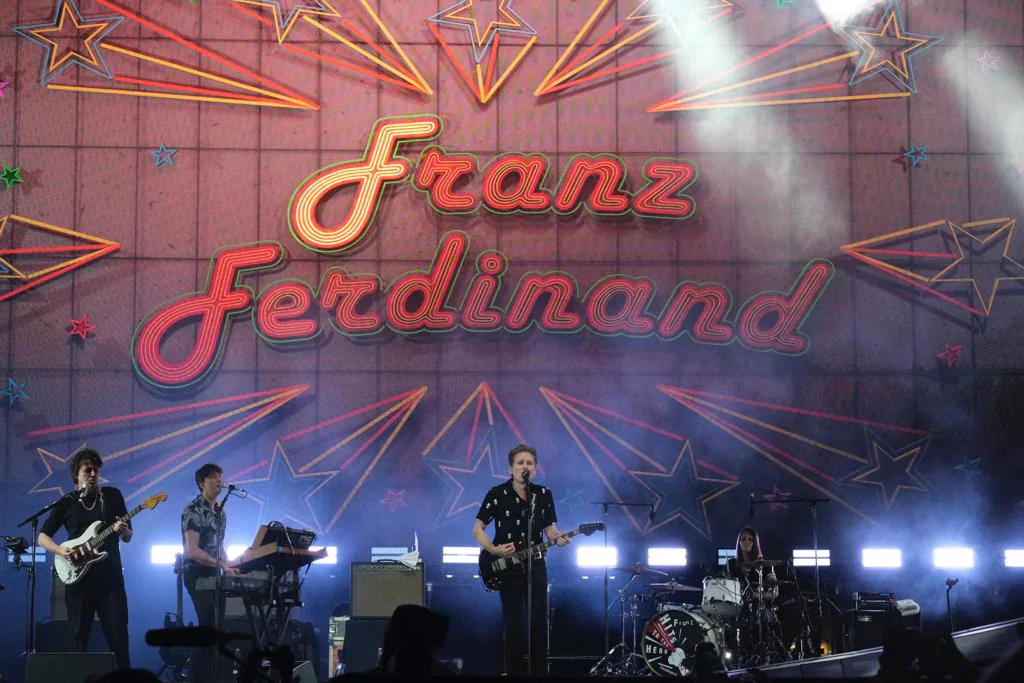 Franz Ferdinand performing at Andalucia Big Festival on Thursday. /FRANCIS SILVA