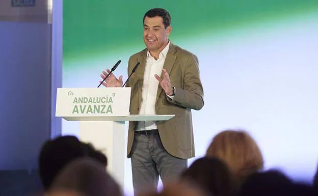 Juan Manuel Moreno, president of the Junta de Andalucía. /sur