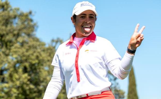 Ana Peláez finishes third at the Aaland Ladies Open