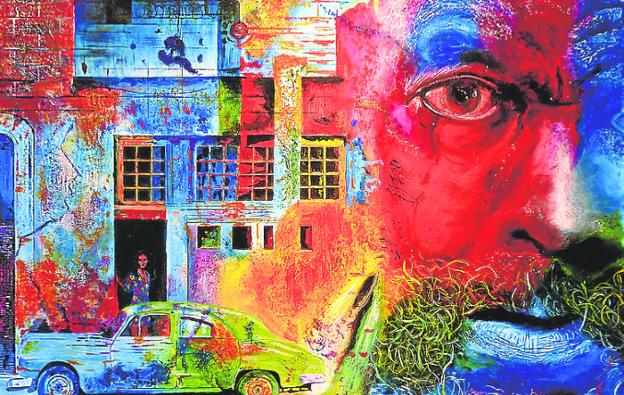 'Street in Cuba' by British artist Mitch France who is participating. / SUR
