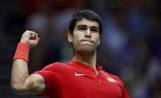 Spain top their group and make it to the Davis Cup tennis quarter-finals