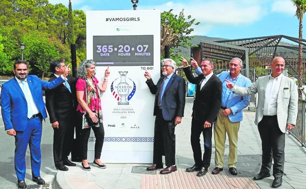 The first countdown clock was revealed on Wednesday afternoon in Benahavís. 