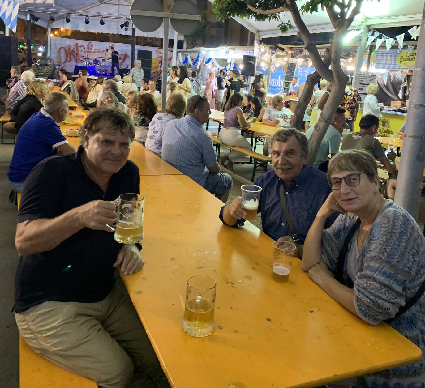 "One, two, drink!" at Torrox Oktoberfest
