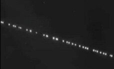 This is when you can next see the strange stream of lights in the night sky that appeared on Sunday
