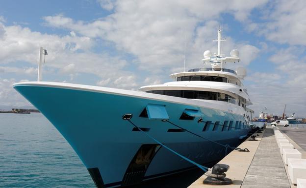 The 72-metre-long superyacht Axioma. 