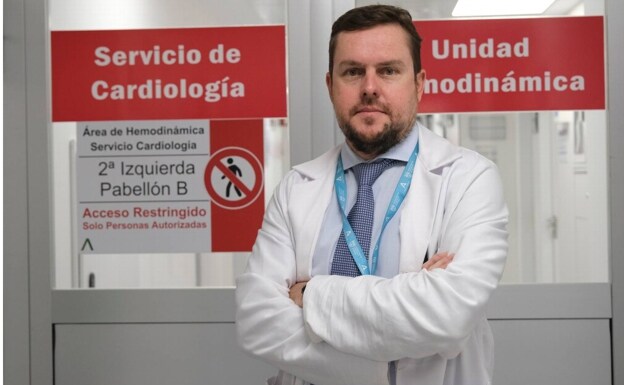 Cristóbal Urbano at the Regional Hospital of Malaga. /FRANCIS SILVA