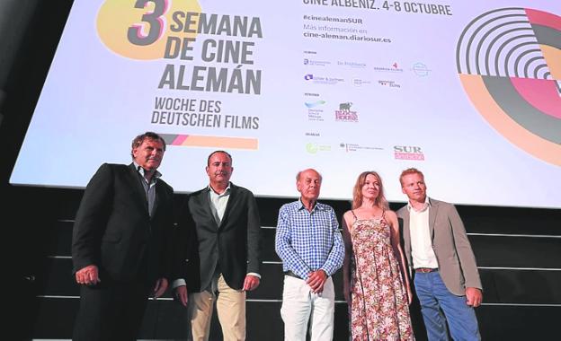 Braun, Castillo, Scheele, Pérez and Nehls at the presentation. / S. SALAS