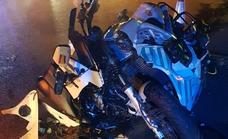 Guardia Civil motorcyle officer injured after collision with a car in Pizarra
