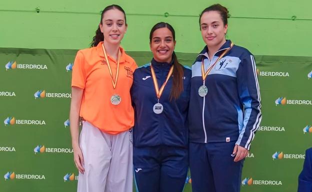 Malaga province competitors take six medals at the National Karate League