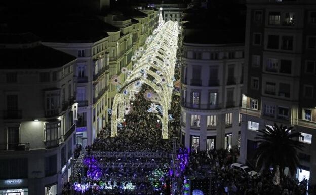 Last year´s switch on in calle Larios. 