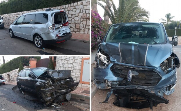 Driver who severely damaged parked cars in Mijas is located after fleeing the scene