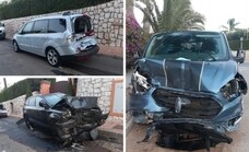 Driver who severely damaged parked cars in Mijas is located after fleeing the scene