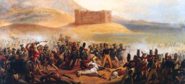 The Battle of Fuengirola by January Suchodolski. 