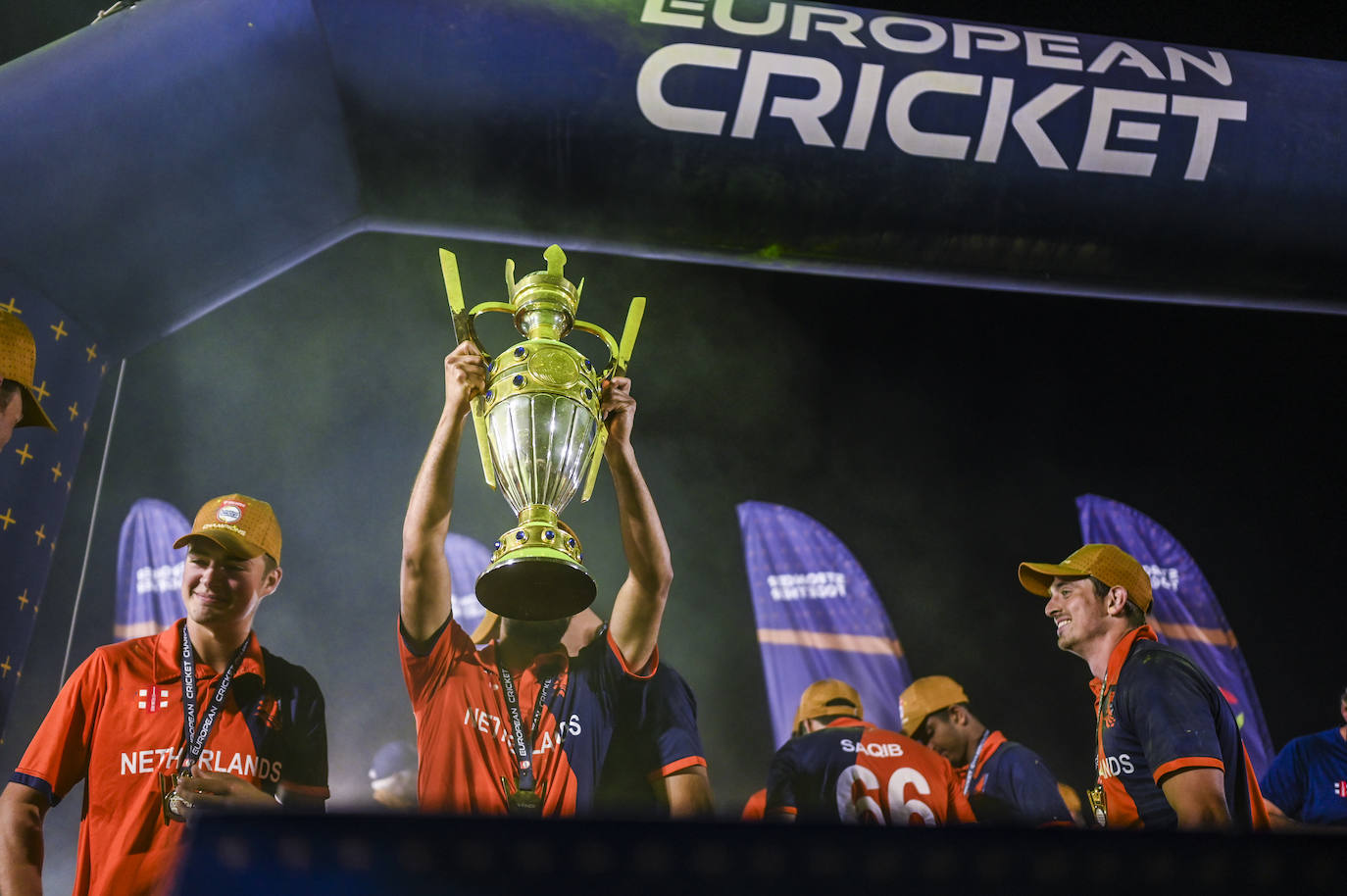 Netherlands XI win the European Cricket Championship