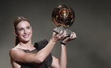 Alexia Putellas makes football history with second Ballon d’Or trophy