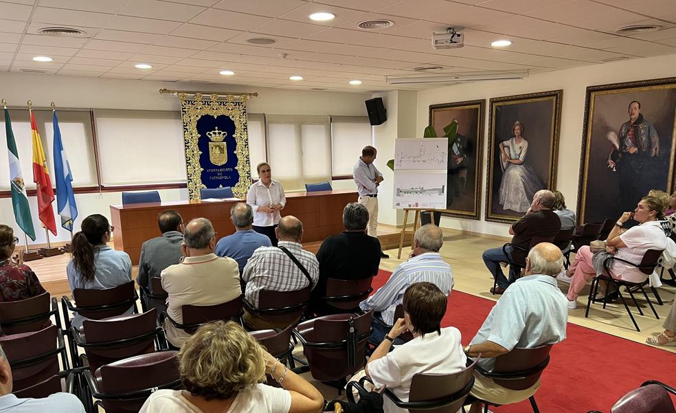 Fuengirola town hall holds meeting with residents to signal start of delayed road works
