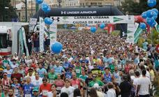 Almost 10,000 runners take part in the 42nd Carrera Urbana Ciudad de Malaga road race