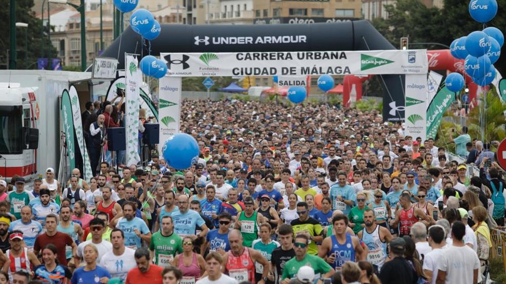 In photos... almost 10,000 runners take part in Malaga road race