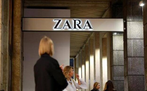 Zara es una marca española muy popular.  / una pared
