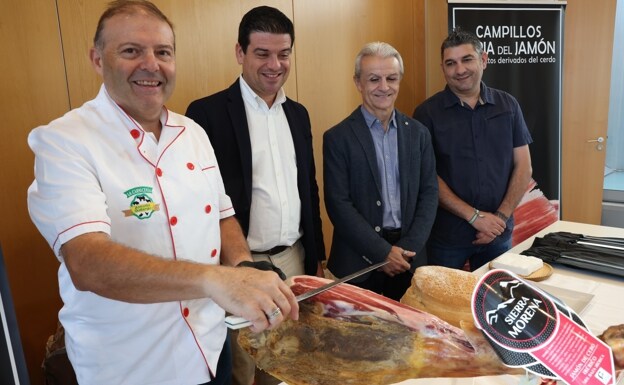 Presentation of the 14th ham fair in Campillos. 