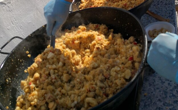 Migas is a typical local dish. /SUR.