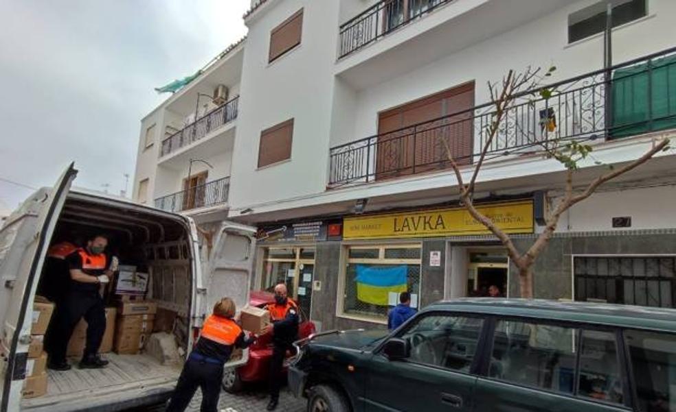 Estepona shows its continued support for Ukraine