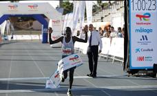 Kenyan runner smashes the Malaga Half Marathon record