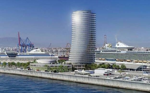 The tower in the Port has been designed by José Seguí. /sur